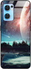 Etui szklane GLASS CASE jeleń i księżyc Oppo Reno 7 SE 5G 
