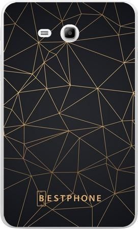 Etui złota geometria na Samsung Galaxy Tab 3 7" Lite T110