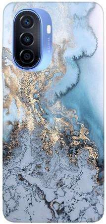 Foto Case Huawei Nova Y70 błękitny marmur