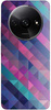 Foto Case Xiaomi Redmi A3 fioletowa geometria