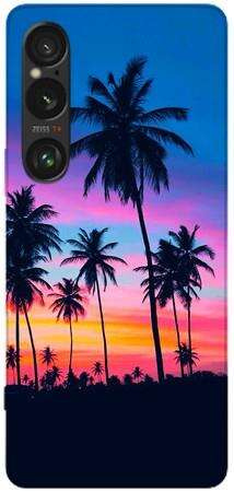 Foto Case Sony Xperia 1 VI wieczorne palmy
