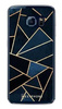 Etui geometria granatowa na Samsung Galaxy S6