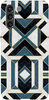 Etui ROAR JELLY art deco turkusowo-białe na Samsung Galaxy S21 FE