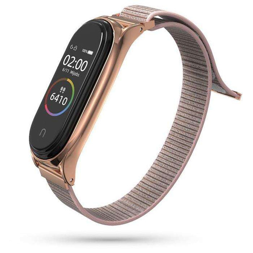 TECH-PROTECT NYLON ETUI XIAOMI MI SMART BAND 7 ROSE GOLD