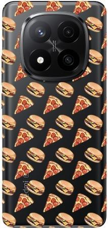 Boho Case Xiaomi Redmi NOTE 14 PRO 5G / Poco X7 5G pizza i hamburger