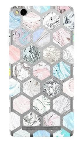 Boho Case XIAOMI Redmi 3 marmurowe sześciokąty