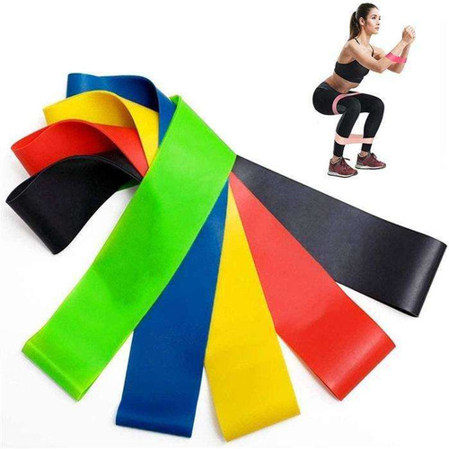 Zestaw 5x gumy taśmy oporowe do ćwiczeń joga fitness