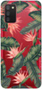 Boho Case Samsung Galaxy A02s liście z kwiatami