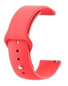 opaska pasek bransoleta (22mm) SMOOTHBAND Huawei Watch GT 2 PRO 46mm czerwona