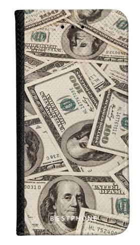 Portfel Wallet Case Huawei Y6 dollar bills