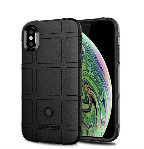 Etui Pancerne Rugged Square IPHONE XS MAX czarne