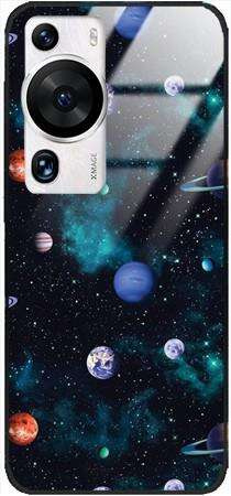 Etui szklane GLASS CASE układ planet  Huawei P60 / P60 Pro 