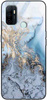 Etui szklane GLASS CASE błękitny marmur Oppo A33 