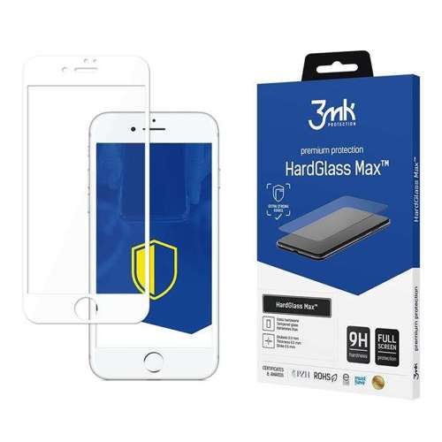 Apple iPhone 8 White - 3mk HardGlass Max™