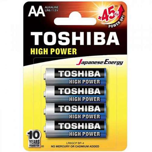 Bateria AA 4 sztuki (LR6/4/48) Toshiba Red BL