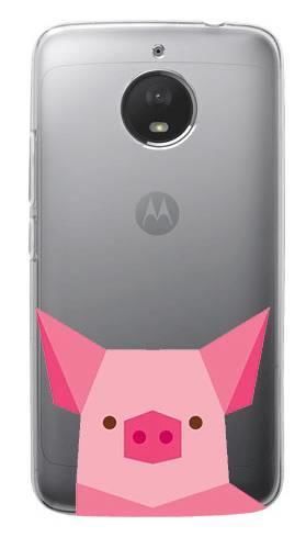 Boho Case Motorola Moto E4 Plus świnka rysunek