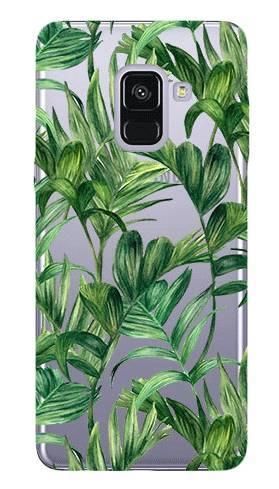 Boho Case Samsung Galaxy A5 2018 / A8 2018 liście tropikalne