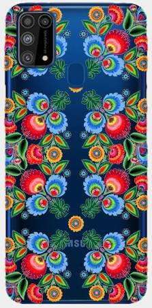 Boho Case Samsung Galaxy M31s kwiatki łowickie