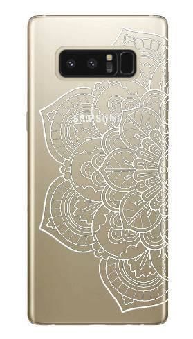 Boho Case Samsung Galaxy Note 8 pół mandali białej
