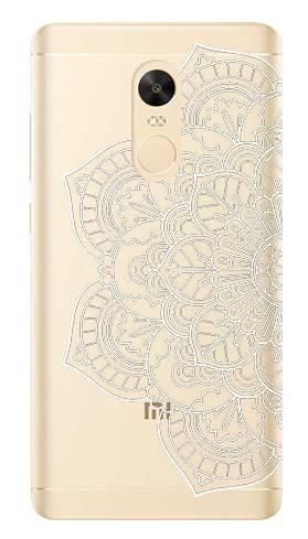 Boho Case Xiaomi Redmi Note 4X pół mandali białej