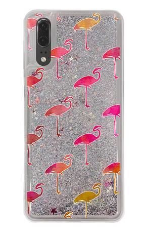 Brokat Case Huawei P20 flamingi