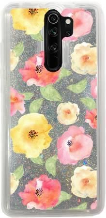 Brokat Case Xiaomi Redmi Note 8 PRO kwiatuszki akwarela