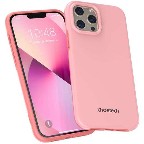 Choetech MFM Anti-drop case etui Made For MagSafe do iPhone 13 Pro Max różowy (PC0114-MFM-PK)