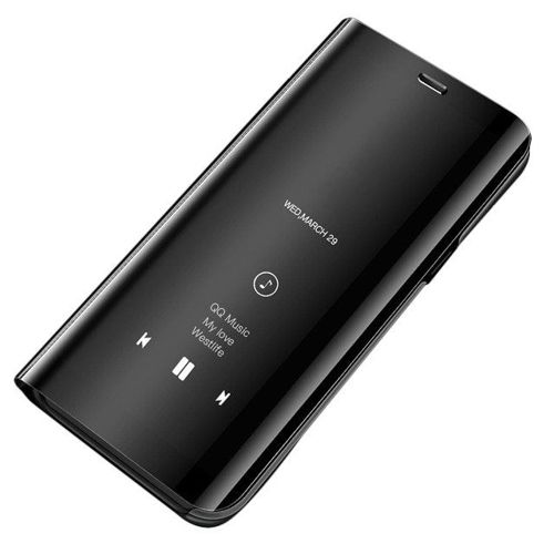 Clear View Case futerał etui z klapką Huawei Mate 20 Lite czarny