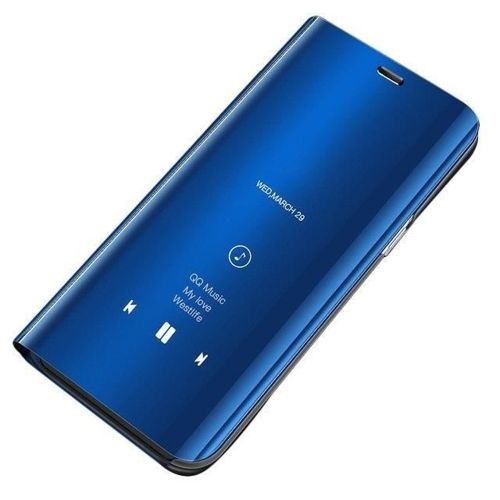 Clear View Case futerał etui z klapką Samsung Galaxy A6 2018 A600 niebieski