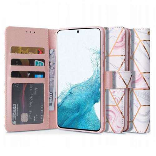 ETUI TECH-PROTECT WALLET SAMSUNG GALAXY S22 MARBLE
