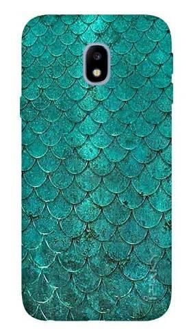 Etui IPAKY Effort turkusowa rybia łuska na Samsung Galaxy J3 2017 J330 +szkło hartowane