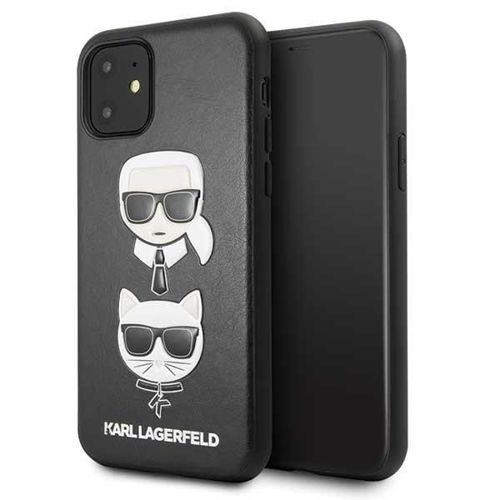 Etui Karl Lagerfeld KLHCN61KICKC iPhone 11 hardcase czarny/black Karl & Choupette