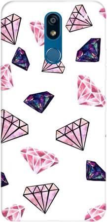 Etui ROAR JELLY różowe diamenty na LG K40