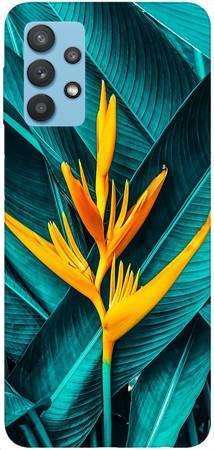 Etui ROAR JELLY żółty kwiat i liście na Samsung Galaxy A53 5G