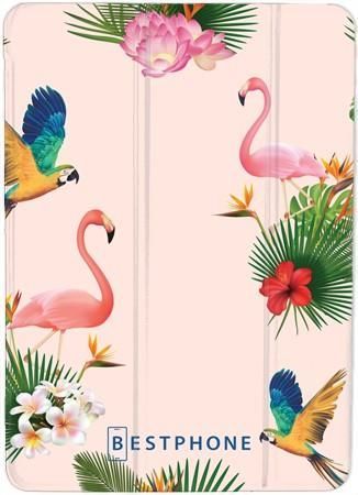 Etui SMARTCASE TPU tropikalne flamingi na Apple iPad Mini 1 / iPad Mini 2 / iPad Mini 3
