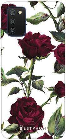 Etui czerwone róże na Samsung Galaxy A03s