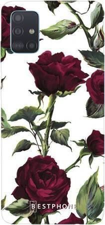 Etui czerwone róże na Samsung Galaxy A51