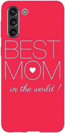 Etui dla mamy best mom na Samsung Galaxy S21 Plus