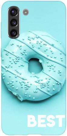 Etui dla przyjaciół friends donut niebieski na Samsung Galaxy S21