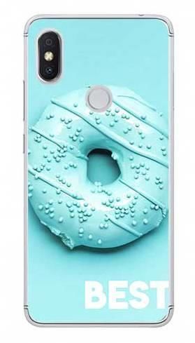 Etui dla przyjaciół friends donut niebieski na Xiaomi Redmi S2