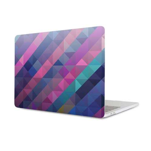 Etui kolorowe trójkąty  na Apple Macbook PRO Retina 15 A1286