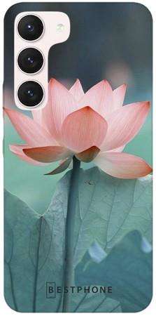 Etui kwiat pudrowy na Samsung Galaxy S23