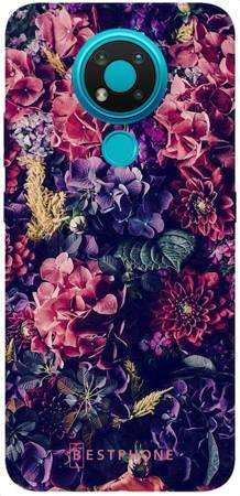 Etui kwiatowa kompozycja na Nokia 3.4
