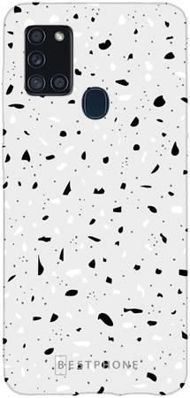 Etui lastriko czarno-białe na Samsung Galaxy A21s