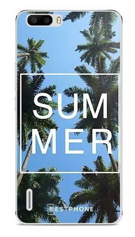 Etui palmy summer na Huawei Honor 6 Plus