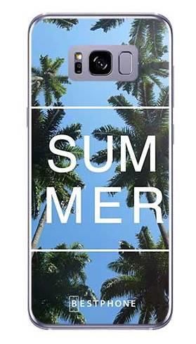 Etui palmy summer na Samsung Galaxy S8