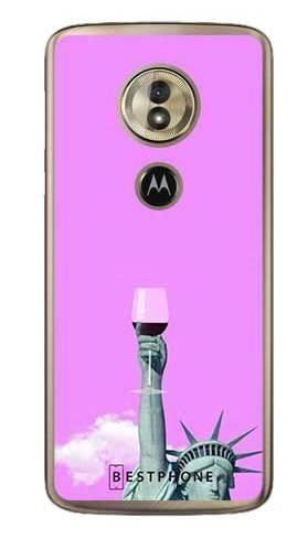 Etui posąg z winem na Motorola Moto G6 Play
