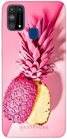 Etui pudrowy ananas na Samsung Galaxy M31