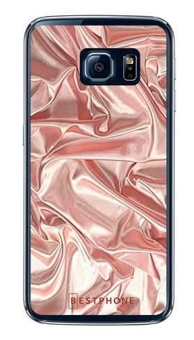 Etui różowy atłas na Samsung Galaxy S6