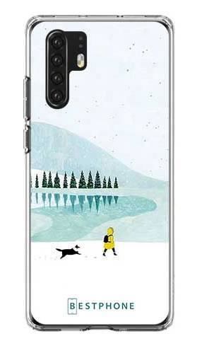 Etui zimowy spacer na Huawei P30 Pro